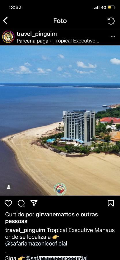 Apartamento No Tropical Executive Hotel Com Varanda, 1 Cama De Casal E 2 Camas De Solteiro Manaus Exteriér fotografie